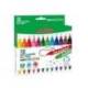ROTULADOR ALPINO STAMPER DUO CAJA DE 12 UNIDADES COLORES SURTIDOS