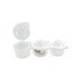 VASO PARA MEZCLA PINTURAS MILAN TRIPLE CON TAPA 70 ML