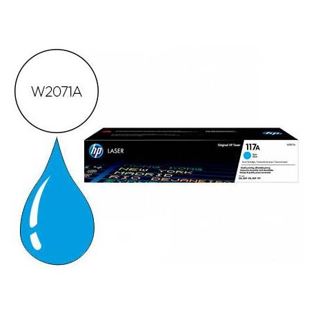 Toner HP 117A W2071A Cian