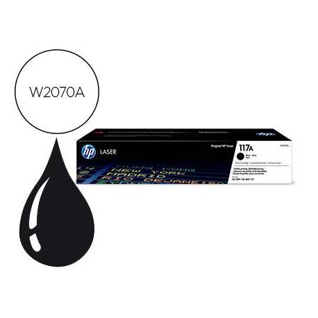 Toner HP 117A W2070A Negro