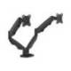 BRAZO PARA MONITOR FELLOWES SERIE EPPA AJUSTABLE ALTURA 2 PANTALLAS NORMATIVA VESA HASTA 10 KG NEGRO