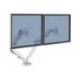 BRAZO PARA MONITOR FELLOWES SERIE EPPA AJUSTABLE ALTURA 2 PANTALLAS NORMATIVA VESA HASTA 10 KG BLANCO