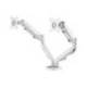 BRAZO PARA MONITOR FELLOWES SERIE EPPA AJUSTABLE ALTURA 2 PANTALLAS NORMATIVA VESA HASTA 10 KG BLANCO