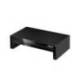 SOPORTE FELLOWES PARA MONITOR DESIGNER SUITES AJUSTABLE 3 ALTURAS CON BANDEJA NEGRO 406X111X244 MM HASTA 18 KG