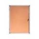 VITRINA DE ANUNCIOS BI-OFFICE FONDO CORCHO DE INTERIOR MARCO DE ALUMINIO 720X981 MM