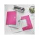 Carpeta de gomas Leitz Wow con solapas Polipropileno Din A4 color Fucsia