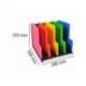 ORGANIZADOR DE ARMARIO EXACOMPTA MODULOTOP NEGRO MULTICOLOR VERTICAL 5 COMPARTIMENTOS 300X288X255 MM