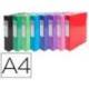 Carpeta de proyecto Exacompta gomas carton plastificado DIN A4 Colores Surtidos (No se puede elegir color)