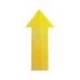 SIMBOLO ADHESIVO DURABLE PVC FORMA DE FLECHA PARA DELIMITACION SUELO AMARILLO 200X100X0,7 MM PACK DE 10