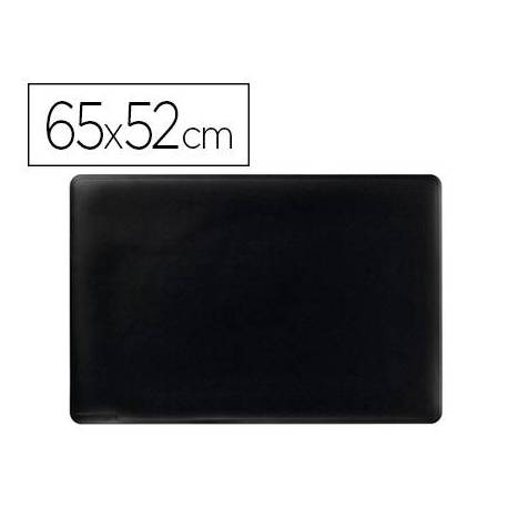 Vade de sobremesa Durable Color Negro Plastico 65x52 cm