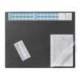 Vade de sobremesa Durable Color Negro Plastico 65x52 cm
