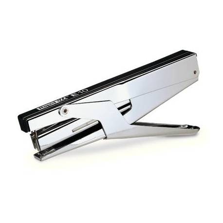 Grapadora Rapid tenaza E10 Capacidad de 15 hojas Plateado