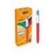 Boligrafo Bic Shine 4 colores Punta 1 mm cuerpo color Rojo