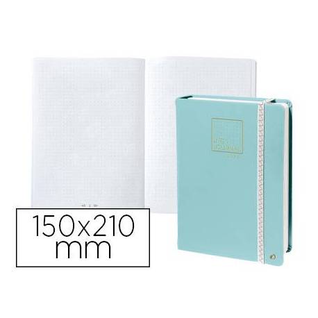Libreta Quo Vadis Life Journal Infinite Dots 150x210 mm 224 hojas Puntos Tapa Similpiel Verde