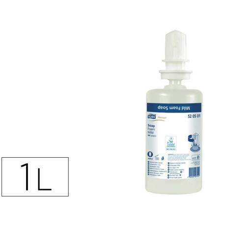 Jabon en espuma marca Tork S4 Aroma delicado rehidratante 1 litro
