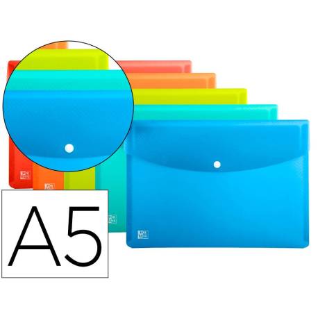 Carpeta sobre con broche marca Elba DIN A5 5 unidades Colores Surtidos