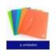 Carpeta sobre con broche marca Elba DIN A4 5 unidades Colores Surtidos
