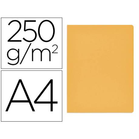 Subcarpeta Gio DIN A4 250 gr Cartulina color amarillo