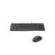 Set teclado + raton con cable Logitech color Negro