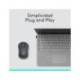 Raton Logitech M185 Nano Inalambrico color Gris