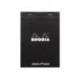 Bloc de notas perforado Rhodia Din A5 liso Negro