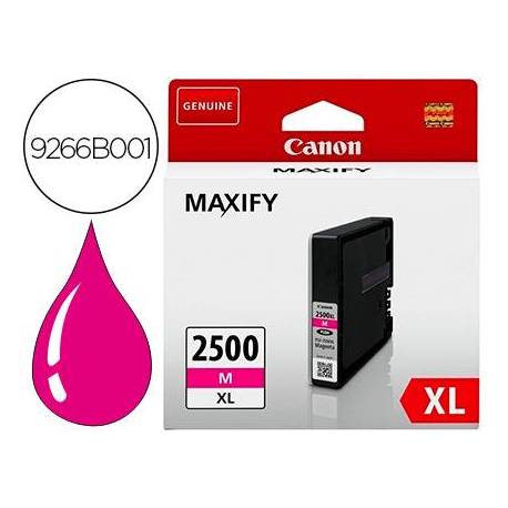 Cartucho Canon PGI-2500 XL Maxify color magenta 9266B001