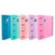 Carpeta con recambio Oxford A4+ Europeanbinder Colores Pastel Surtidos 4 anillas 35 mm Tapa extradura con gomilla