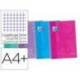 Bloc Oxford DIN A4+Ebook Cuadricula 5 mm 120 hojas COLORES SURTIDOS