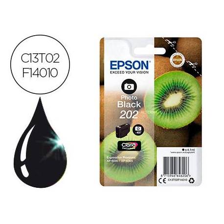 Cartucho Epson Photo 202 Color Negro C13T02F14010