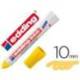 Rotulador Edding 950 permanente amarillo opaco punta gruesa y redonda de 10mm
