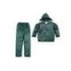 CONJUNTO DE LLUVIA DELTAPLUS 400 POLIESTER/PVC VERDE TALLA XL