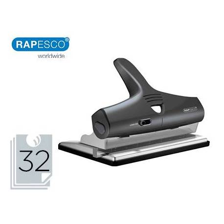 Taladrador Rapesco alu 95 ajustable capacidad 32 hojas
