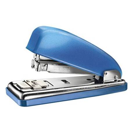 Grapadora Petrus 226 Classic wow Azul metalizado Capacidad de 30 hojas