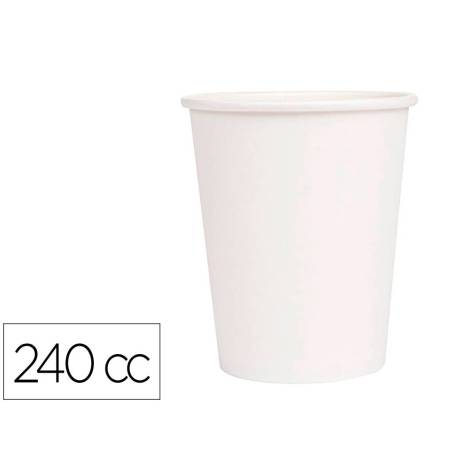 Vaso termico carton 240 cc Paquete de 50 unidades