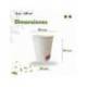 Vaso termico carton 240 cc Paquete de 50 unidades
