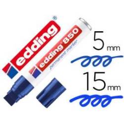 Rotulador Permanente Edding 850 Color Azul Punta Biselada