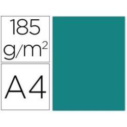 Cartulina Gvarro color verde menta A4 185 g/m2 Paquete de 50