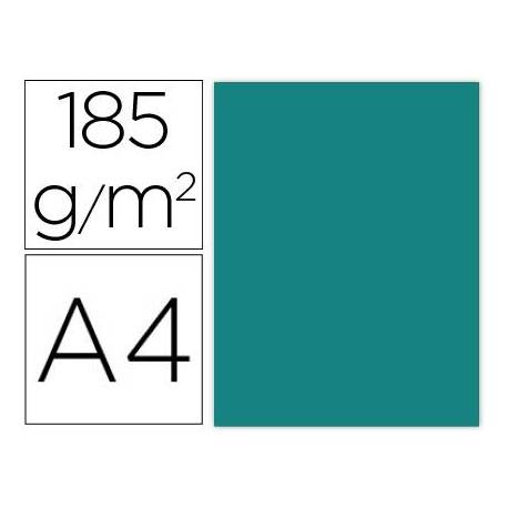 Cartulina Gvarro color verde menta A4 185 g/m2 Paquete de 50