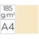 Cartulina Gvarro color carne A4 185 g/m2 Paquete de 50