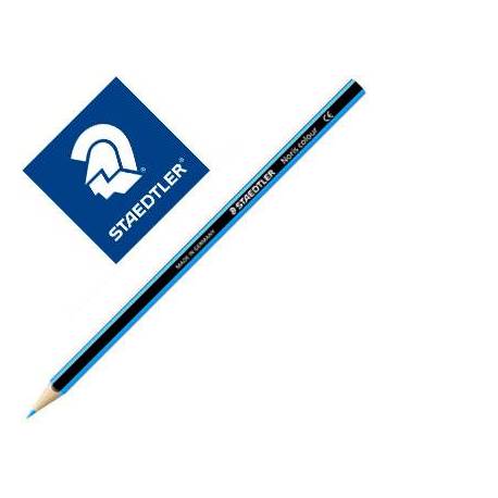 Lapiz de Color Staedtler Wopex Ecológico Hexagonal Color Azul Claro