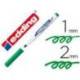 Rotulador para Pizarra Blanca Edding 661 Recargable Color Verde