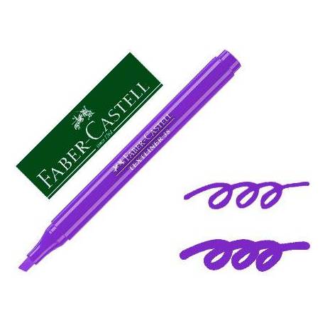Rotulador Faber Castell fluorescente Textliner 38 violeta