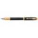 Pluma Parker PK IM GT Premium Plumin Fino Lacado Color Negro Adornos Dorados