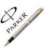 Pluma Parker PK IM GT Plumin Fino de Acabado Metal Cepillado