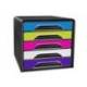 Fichero cajones CEP para 5 cajones color Multicolor/Negro Flashy