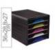 Fichero cajones CEP para 5 cajones color Multicolor/Negro