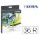 Rotulador Lyra Duo Art Pen Doble punta fina y punta pincel Caja de 36 unidades Colores Surtidos