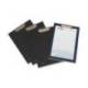 Portanotas plastico folio con pinza superior Pardo azul