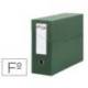 Archivador con tapa Pardo Folio color Verde 390x270x115 mm