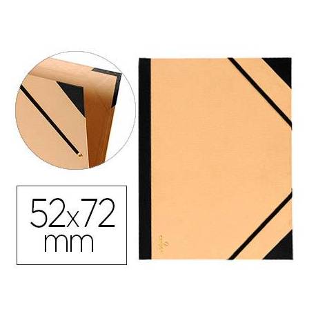Carpeta de Dibujo Canson Tendence 52x72cm de Cartón Kraft con Gomas